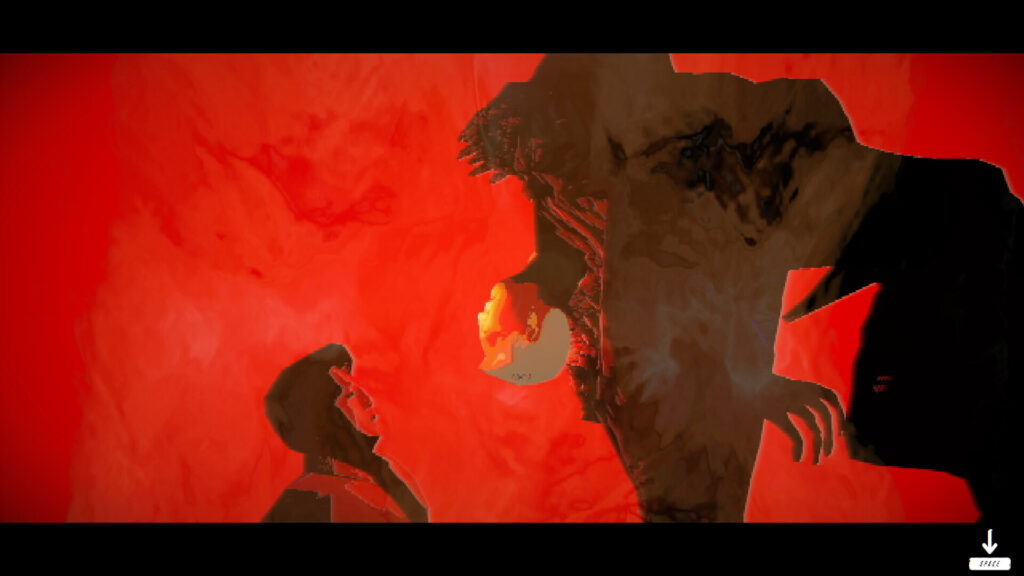 醤油ラーメンFOREVERの敵にやられるシーンのキービジュアル