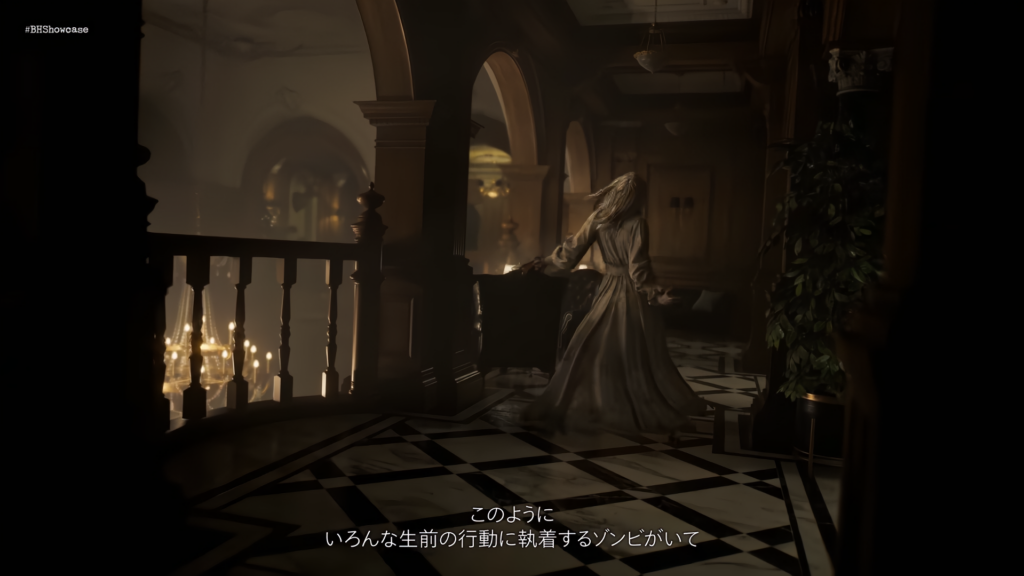 バイオハザード レクイエムの生前の記憶を引きつぐゾンビのキービジュアル